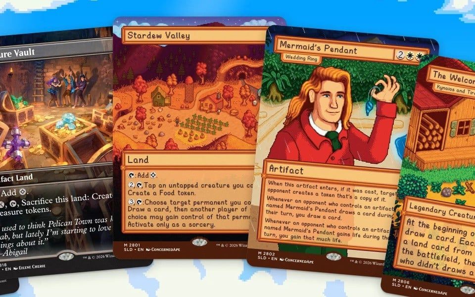 Featured image Stardew Valley x MTG Secret Lair Collab Announced
