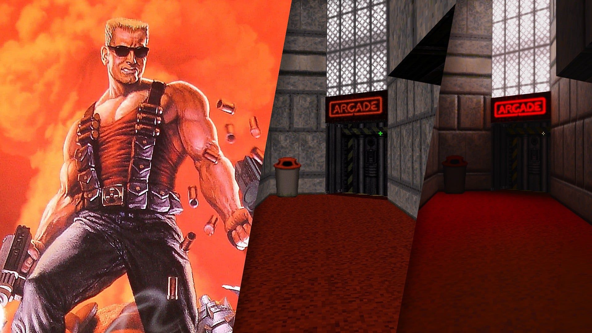 Featured image Duke Nukem 3D stunning new RT lighting mod