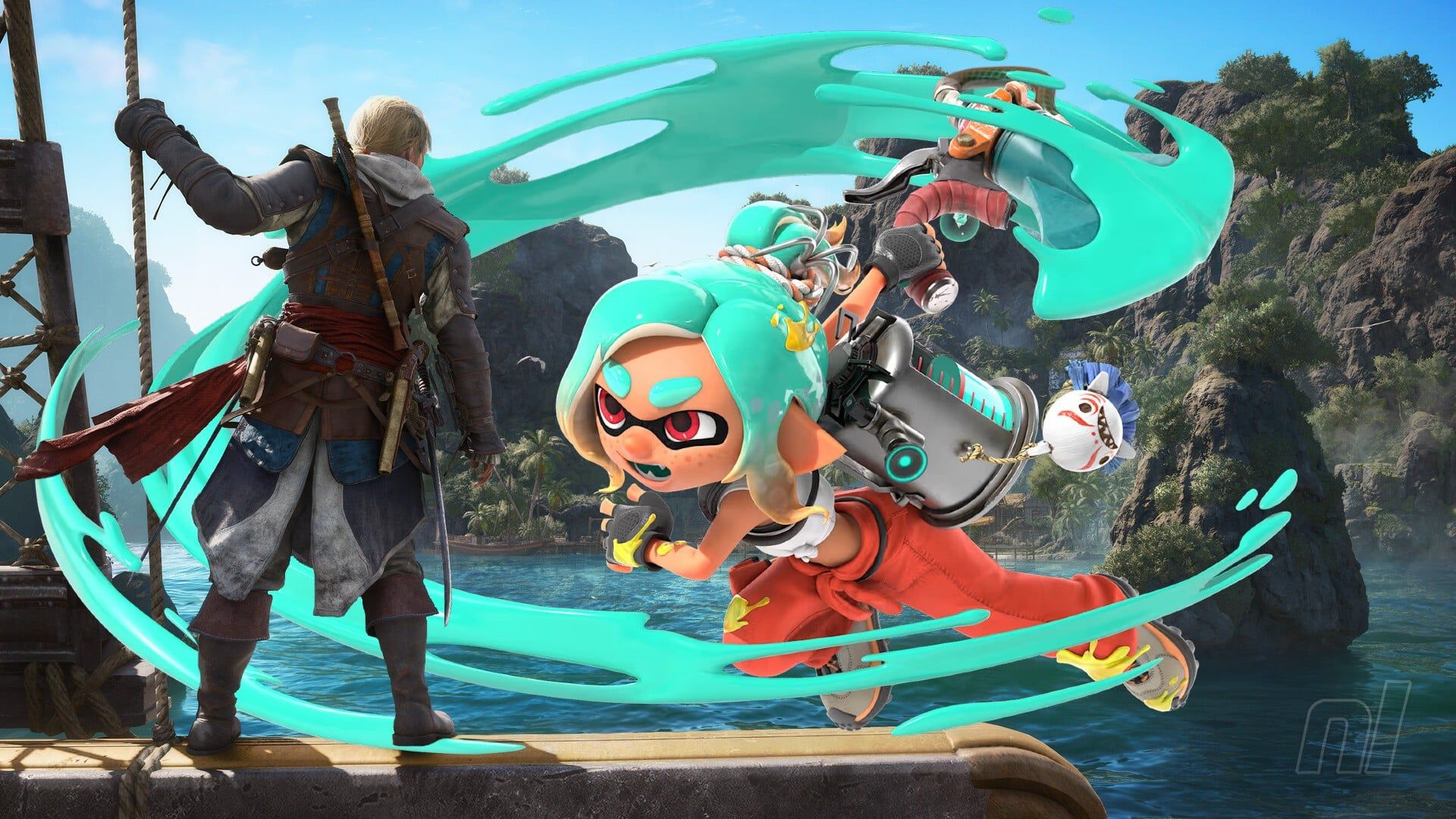 Featured image Splatoon Raiders knocks AC down a peg on UK Charts