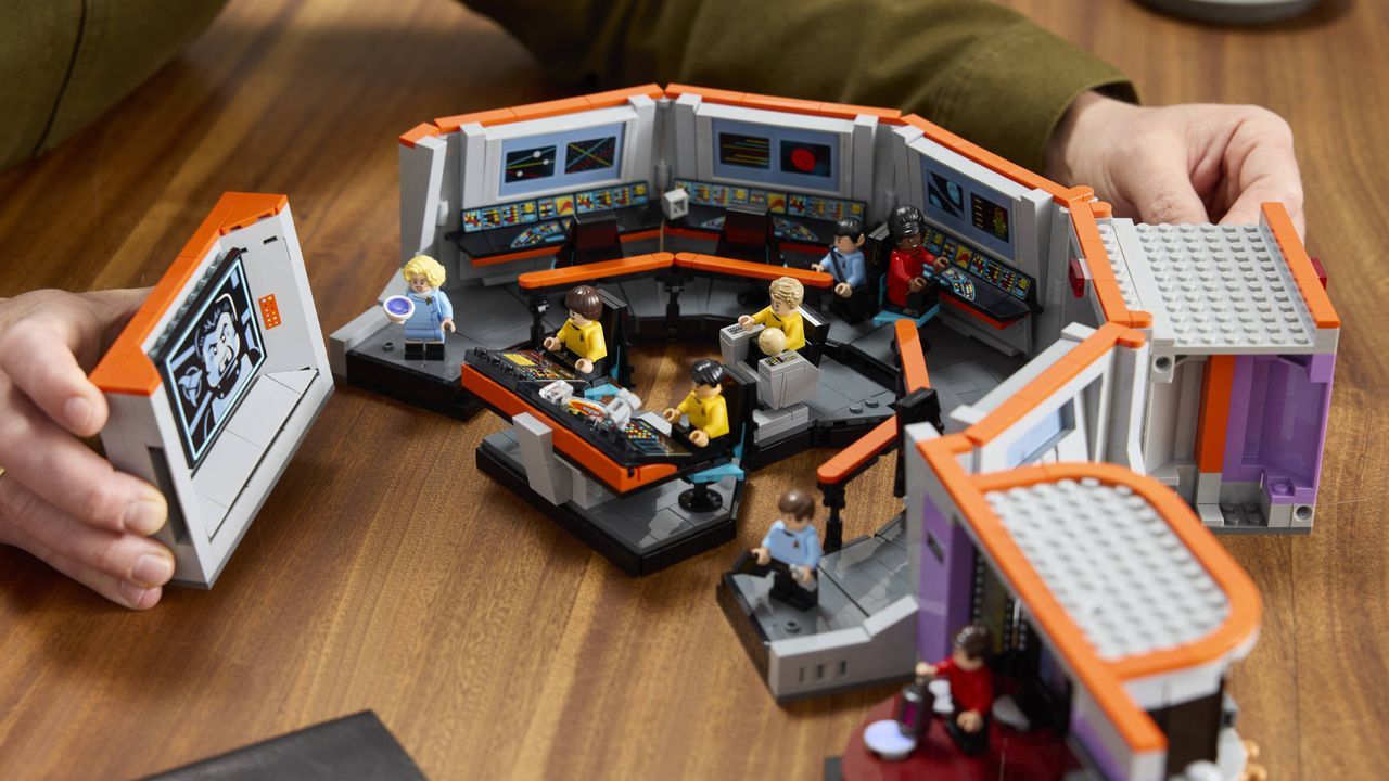 Featured image Lego Star Trek Enterprise shields up with tribbles ready