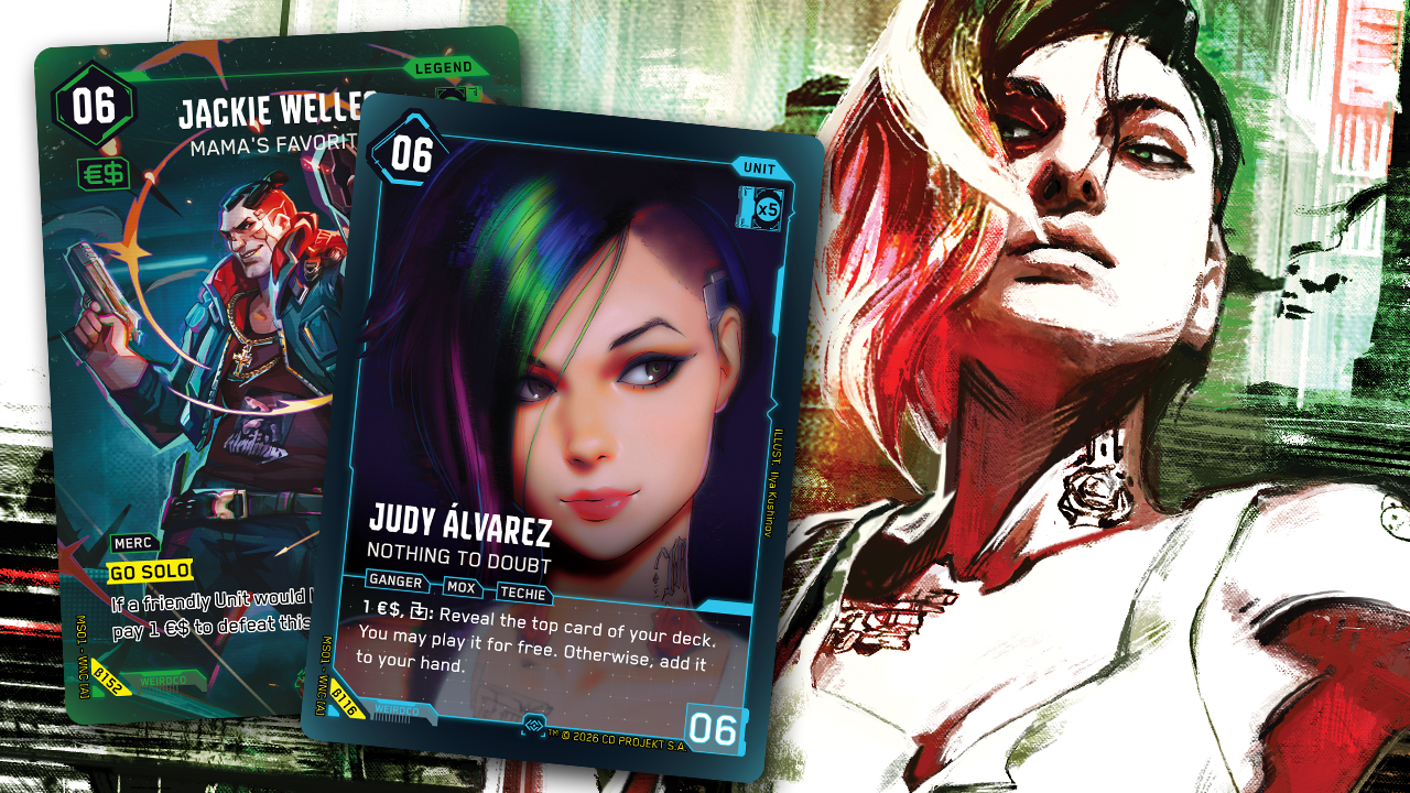 Featured image Exclusive Reveal Jackie Welles and Judy Alvarez Cards