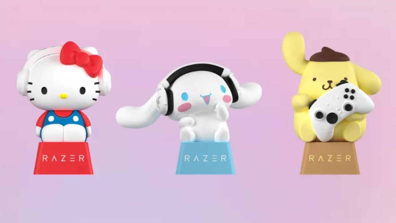Featured image Razer Sanrio keycaps are live but full sets cost huge