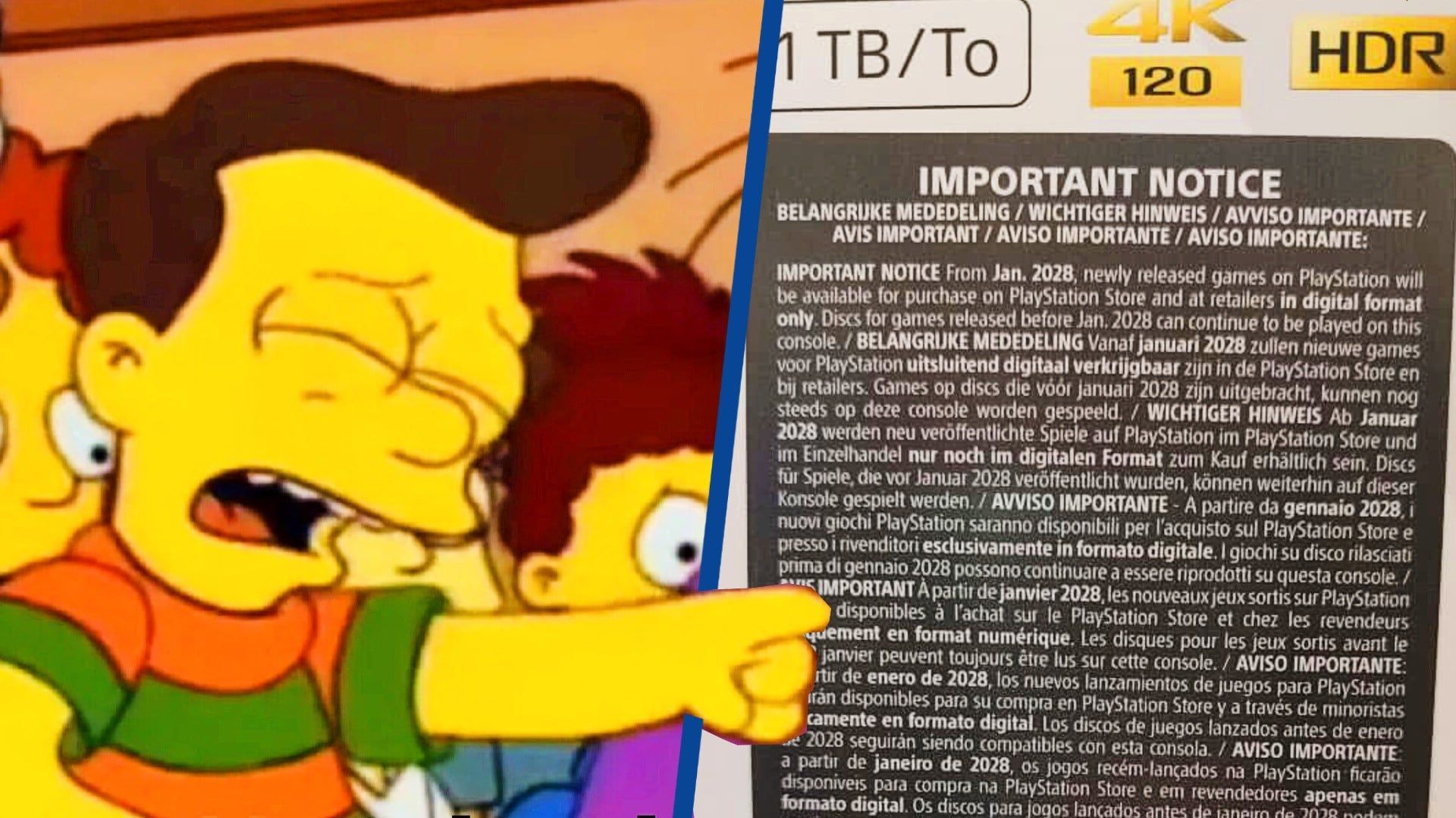 Featured image Disc PS5s warn buyers about physical game death