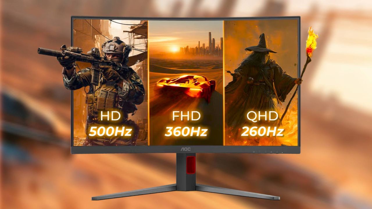 Featured image AOC monitor switches between 3 resolutionrefresh rate combos