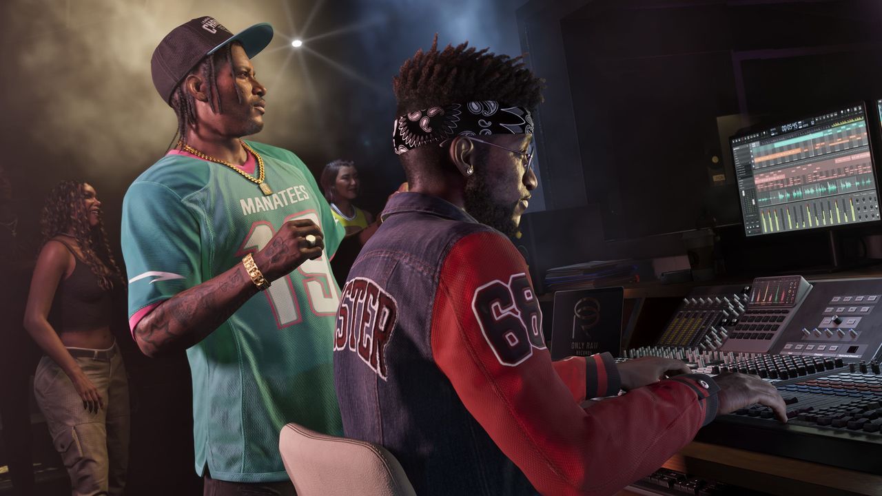 Featured image GTA 6 leak shows physical media in Vice City including a TLOU parody