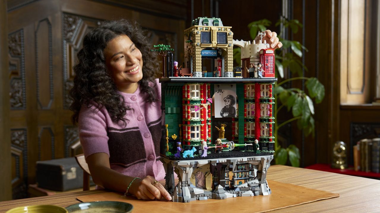 Featured image Gravity Defying Lego Ministry of Magic Sorcery set