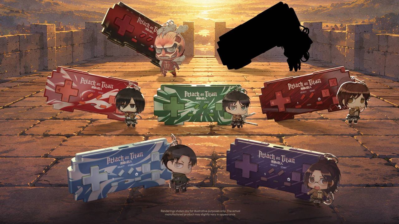 Featured image Attack on Titan controller blind boxes from Drakong