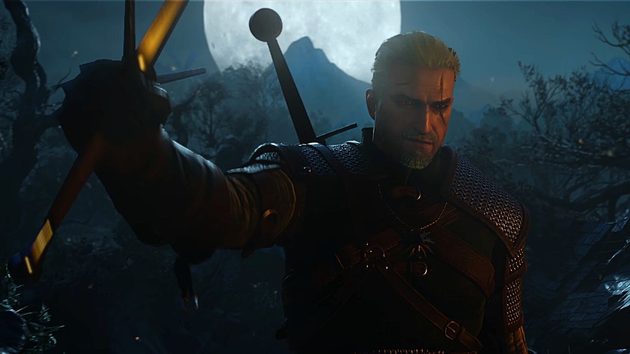 Featured image Songs of the Past Geralt wields a new silver chain