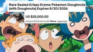 Featured image Pokemon Krispy Kreme boxes listed for ridiculous sums
