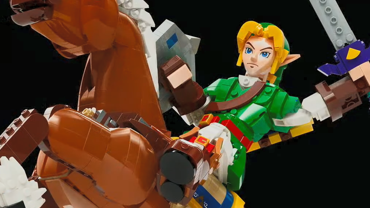 Featured image Nintendo reveals Lego Link  Epona set for Zelda 40th Anniversary