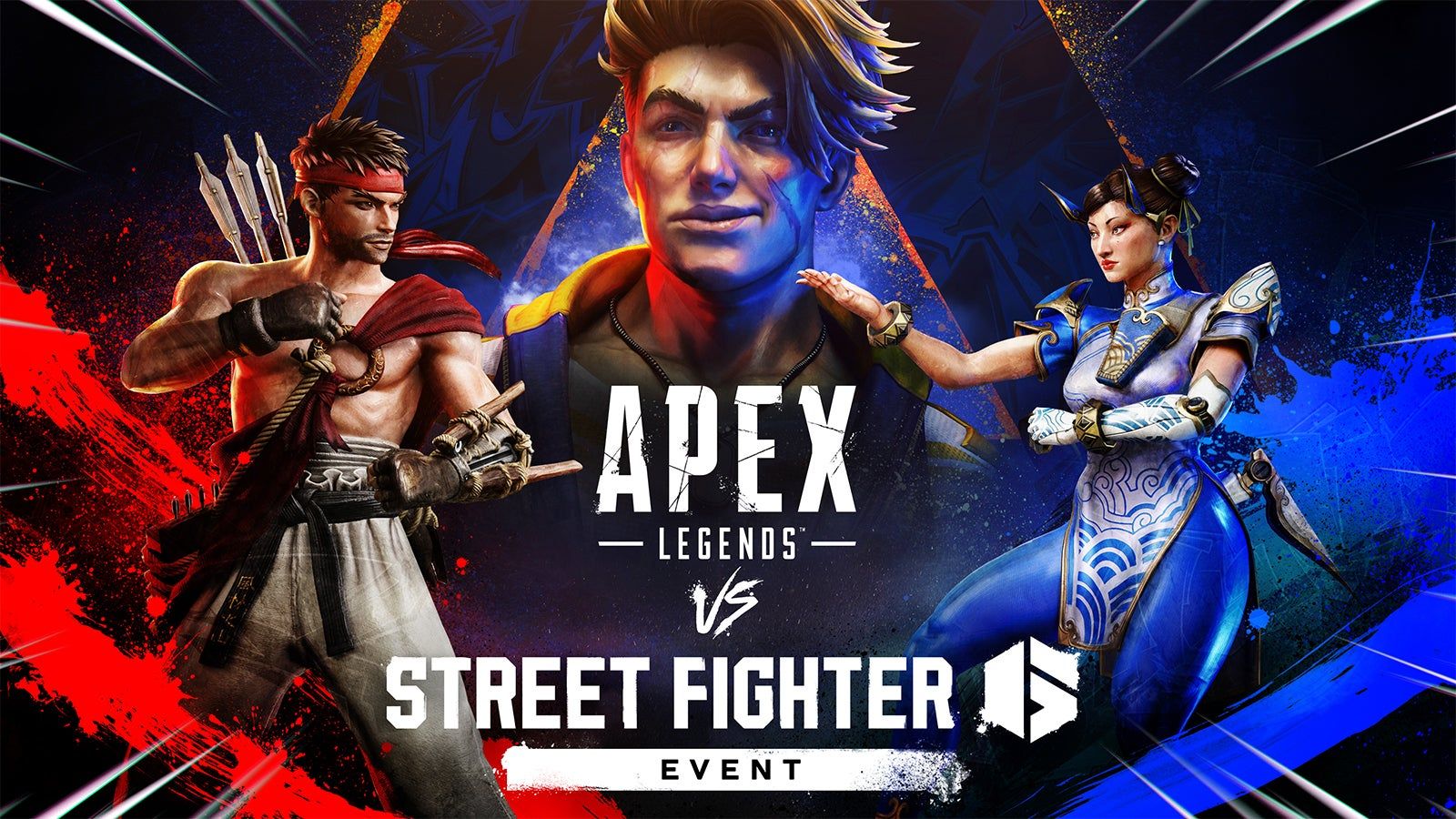 Featured image ChunLi Ryu Akuma fight in Apex Legends Outlands