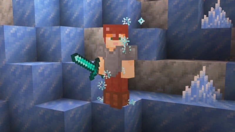 Featured image Minecraft adds Ice Caves Frozen Zombies and Ice Balls