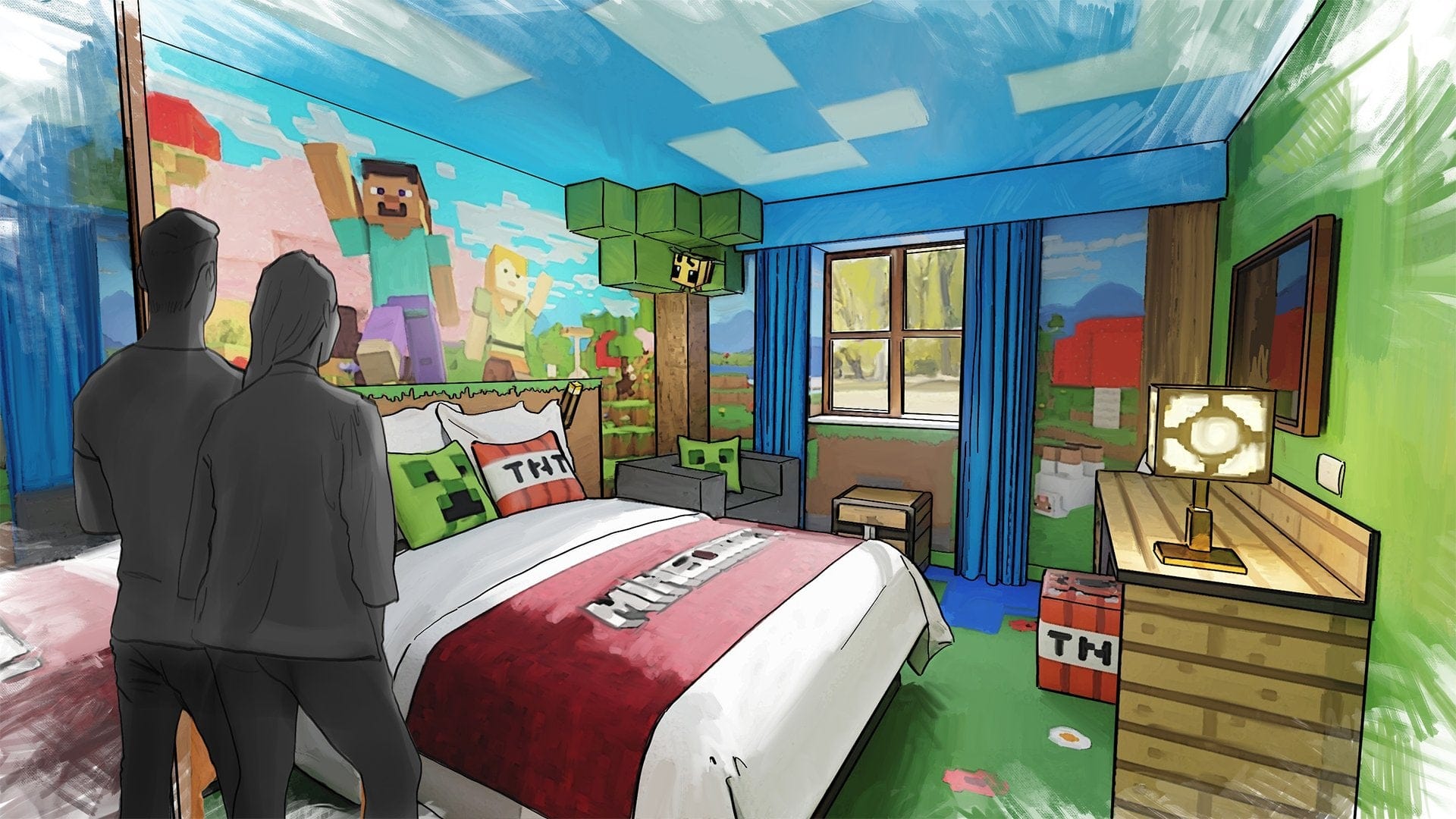 Featured image First Minecraft Hotel and Rollercoaster Revealed