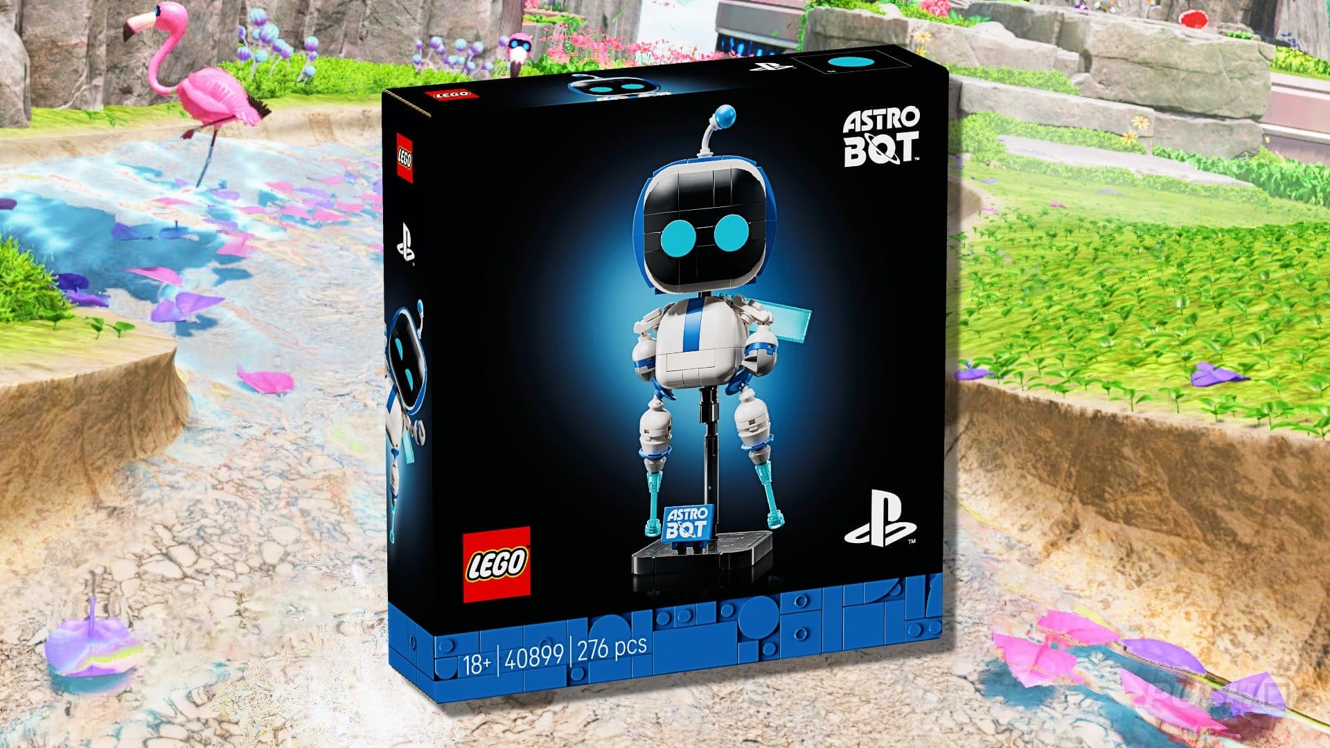 Featured image Astro Bot LEGO with interchangeable eyes for the PS5 icon
