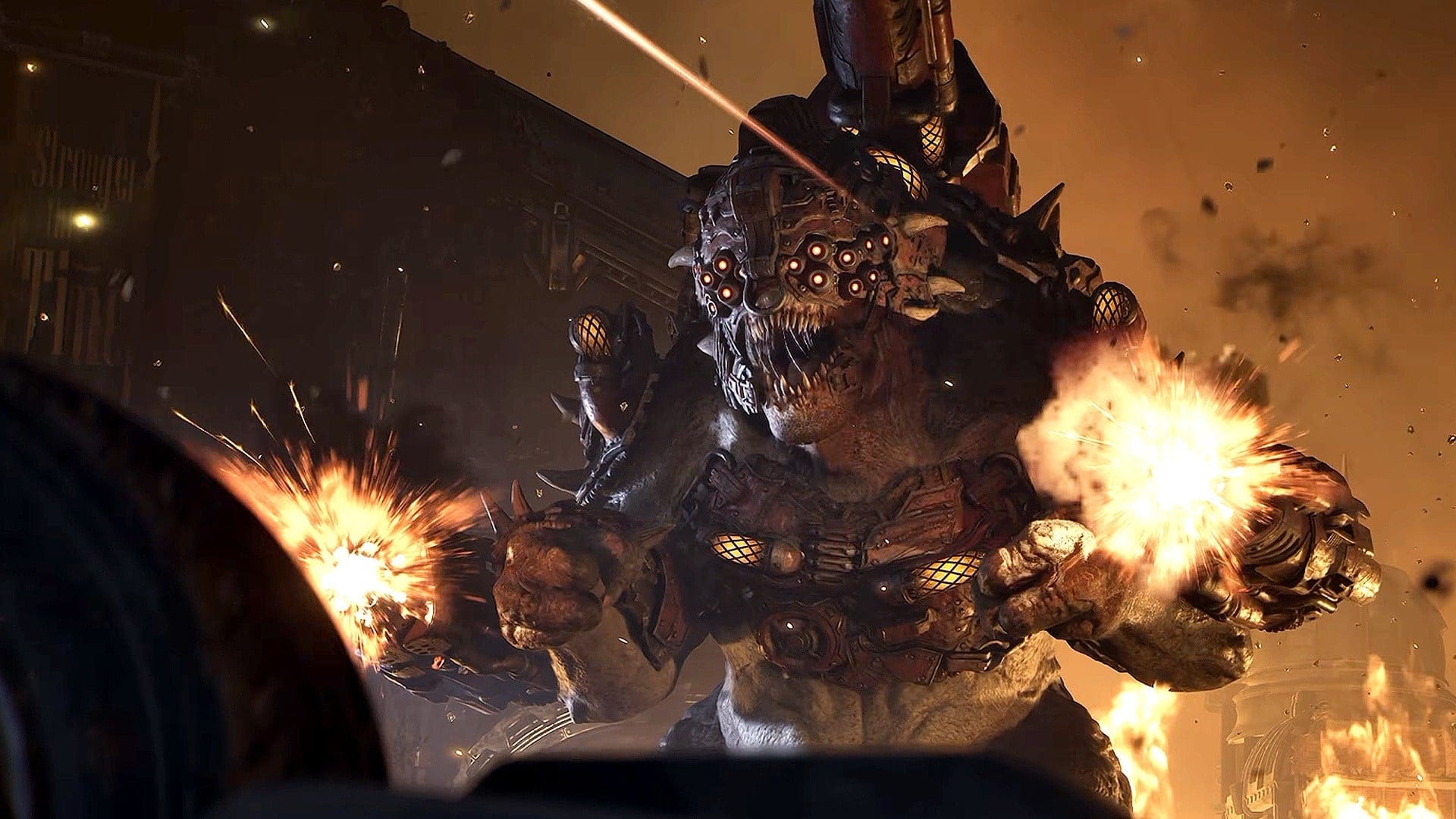 Featured image Gears of War Download Sizes Revealed for Xbox  PC Brumak Sized