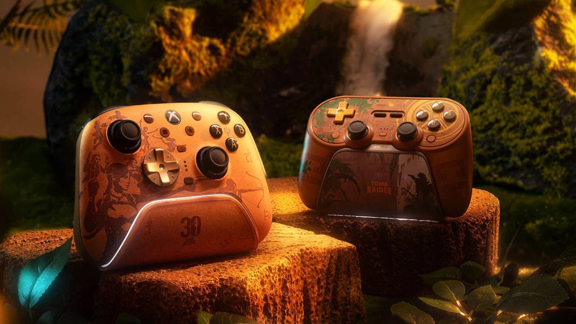 Featured image 8BitDo transforms controllers into stunning Tomb Raider artifacts