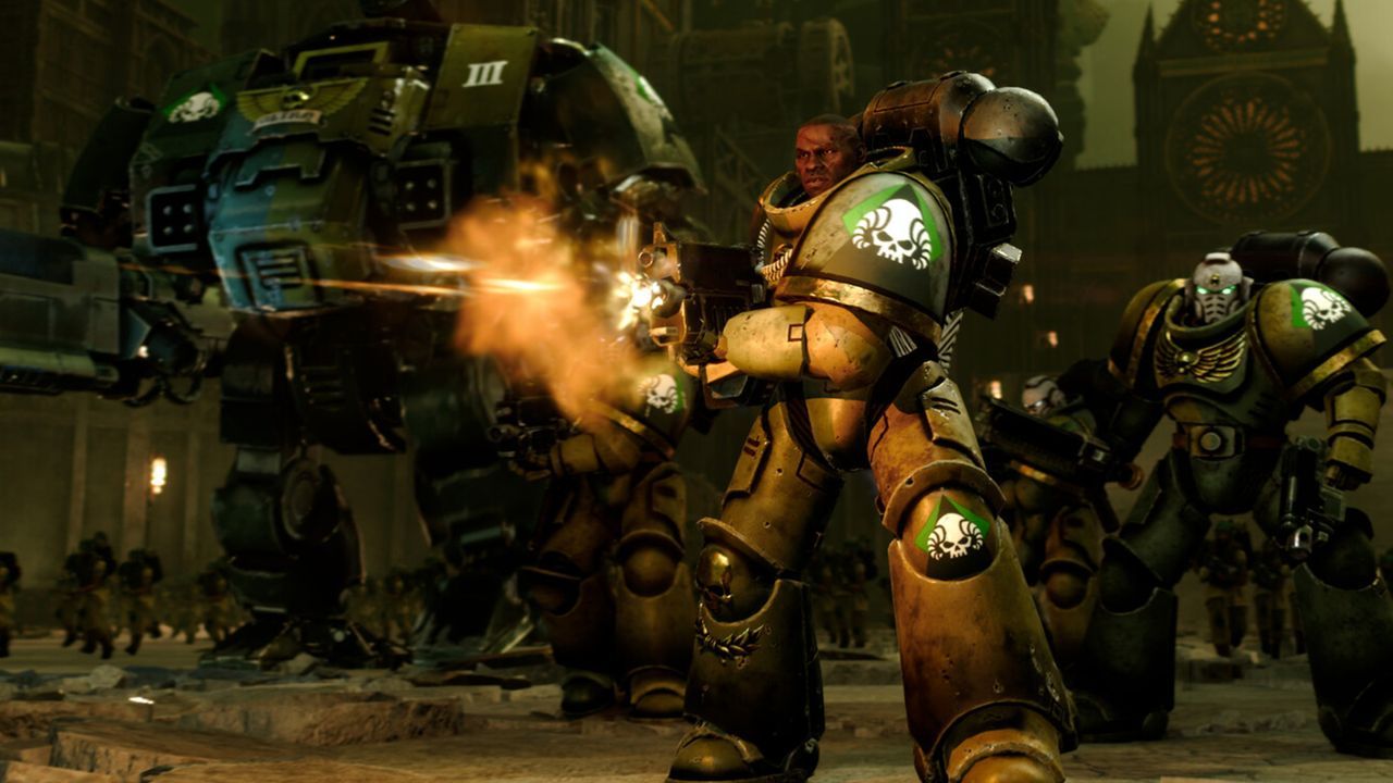 Featured image Traitor Guard chaos in Total War Warhammer 40K at launch dev confirms
