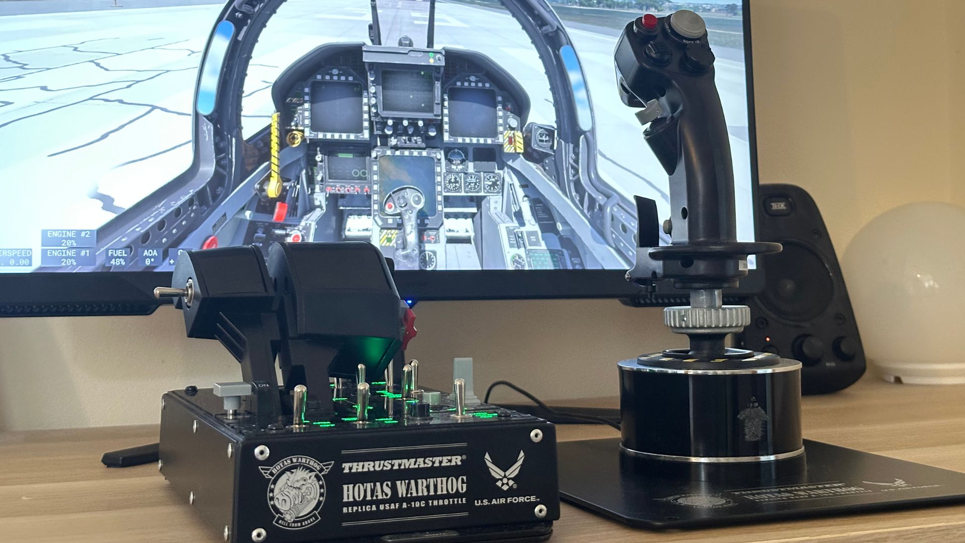 Featured image Fly Warthog MKII Thrustmaster HOTAS Review