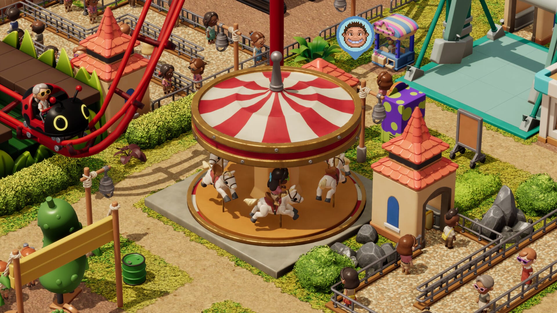 Featured image RollerCoaster Tycoon Wonderworks Injure your guests