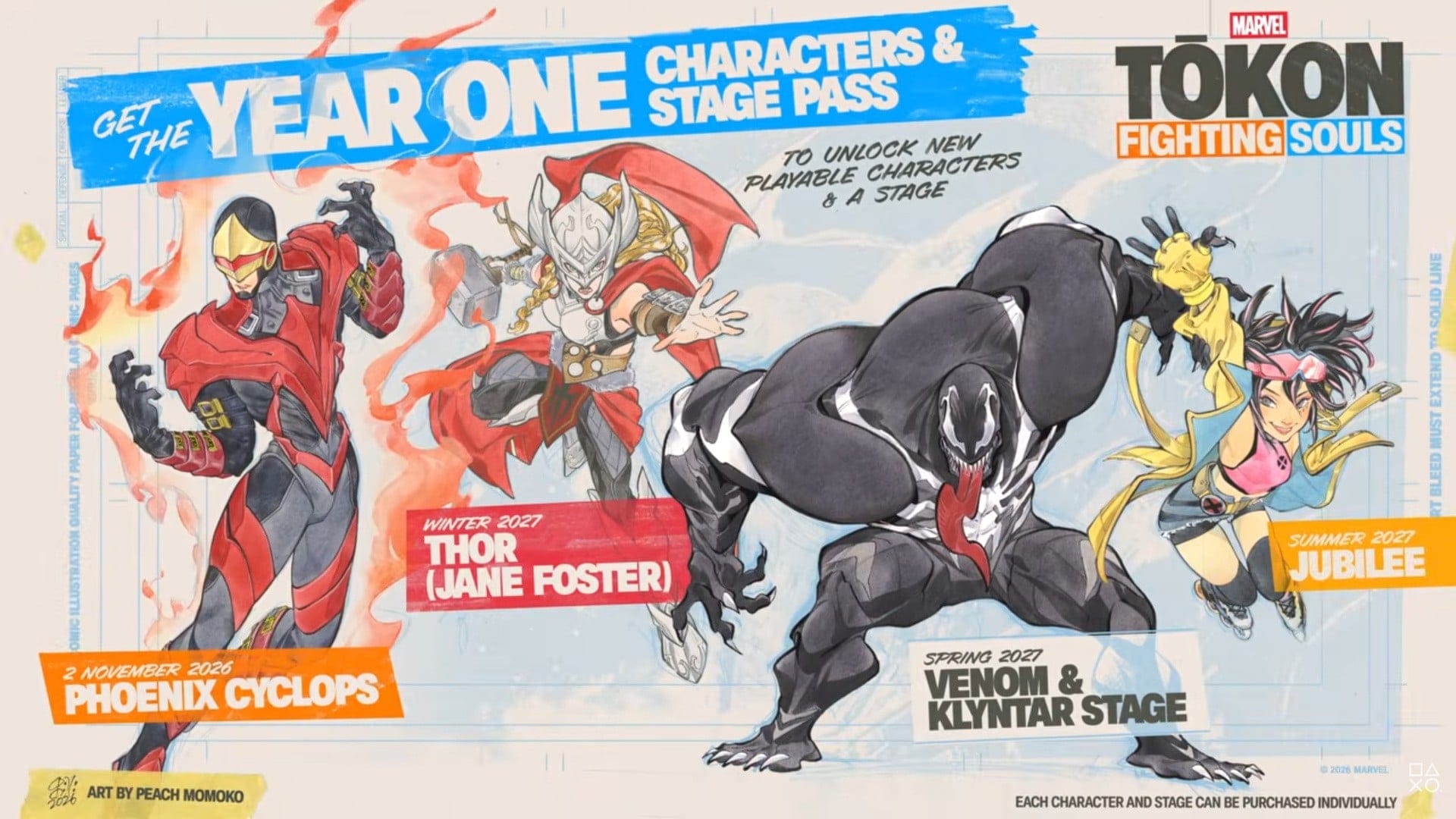 Featured image Jane Foster Venom Jubilee join Marvel Tokon on PS5