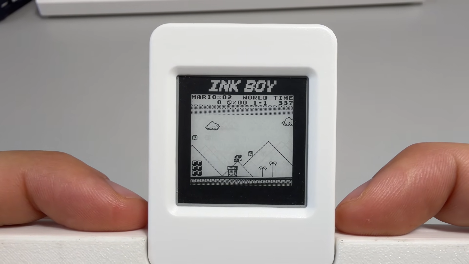 Featured image Tiny Eink Game Boy docks to NES controller for gaming